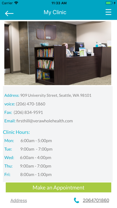 VERA Whole Health Screenshot