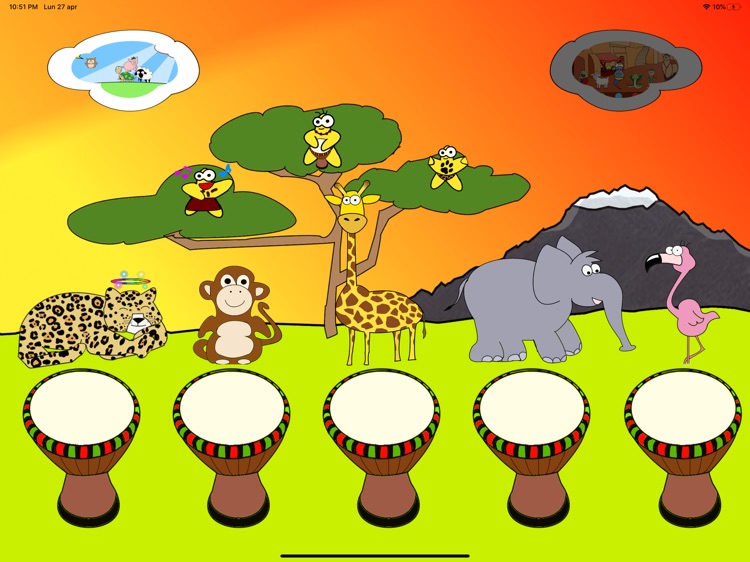 Baby discovers the piano