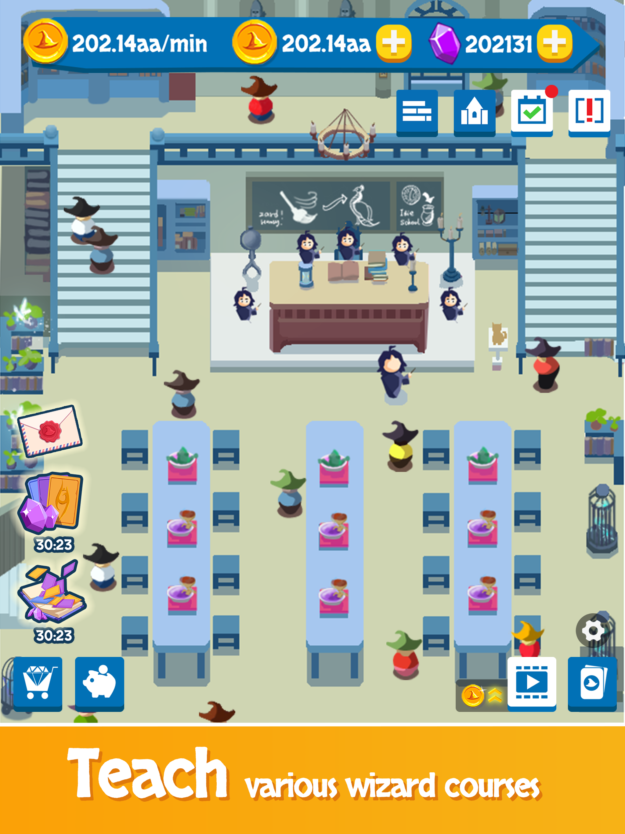 Idle Wizard School - Idle Game
