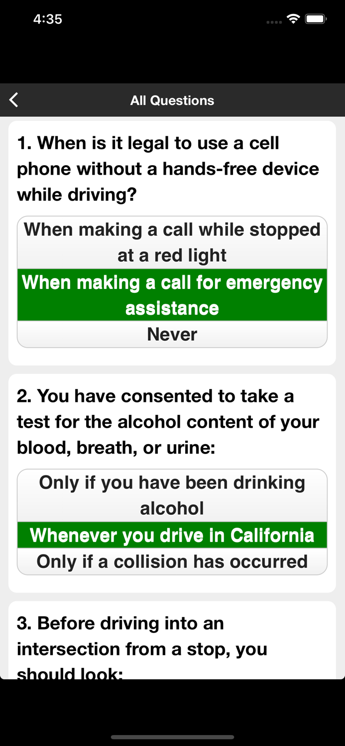 CA DMV Permit Test Now