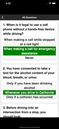 CA DMV Permit Test Now: Screenshot 2 von 5