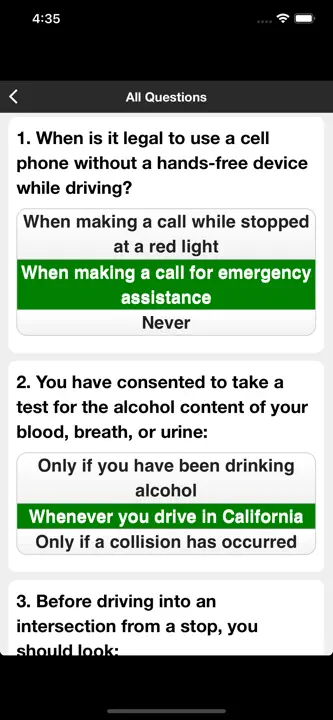 CA DMV Permit Test Now: Screenshot 2 von 5
