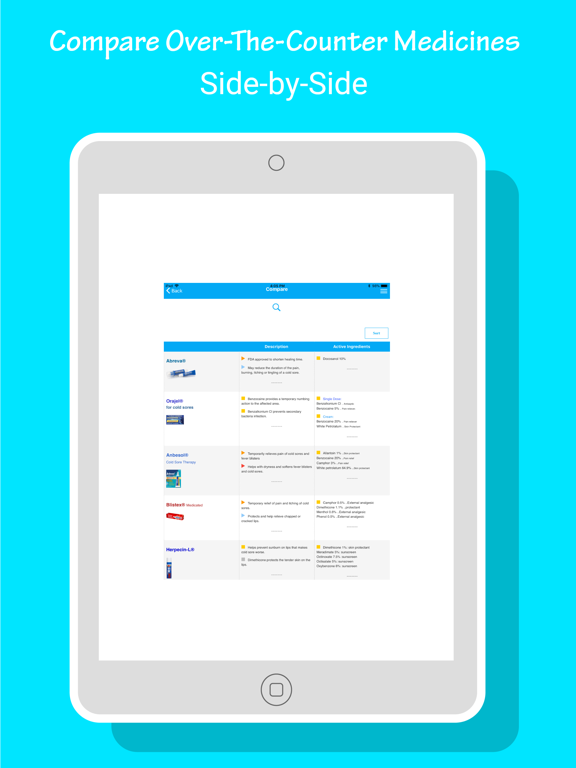 Self-Care Med iPad screenshot 4 - Medical app