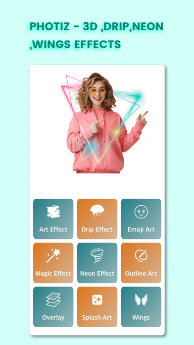 Photos- Art, Drip, Neon Effect Screenshot