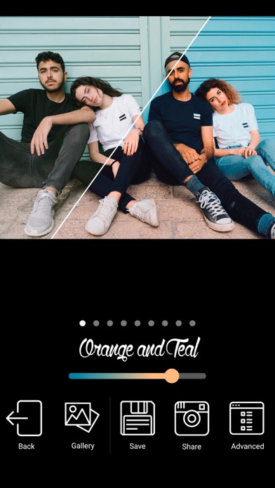 Orange Teal screenshot 2