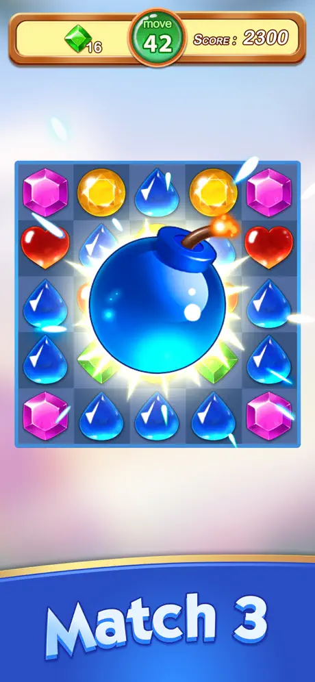 Jewels & Gems - Match 3 Games