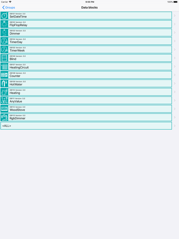 S7SmartHome iPad screenshot