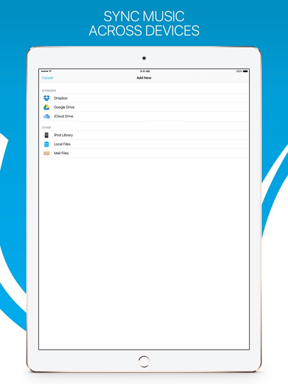 Music Turbo Library & Cloud DL iPad screenshot 5 - Shopping app