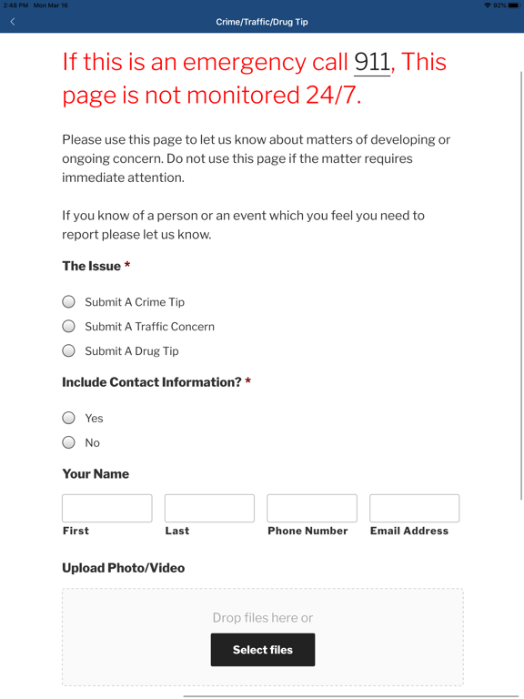 Screenshot #5 pour Orange County Sheriff NC
