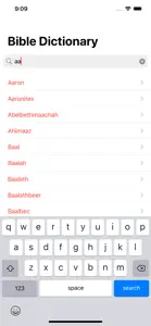 Bible Dictionary : Offline screenshot #2 for iPhone