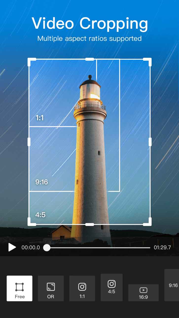 VideoShow Video Editor & Maker Modded screenshot 3 - iOS app interface