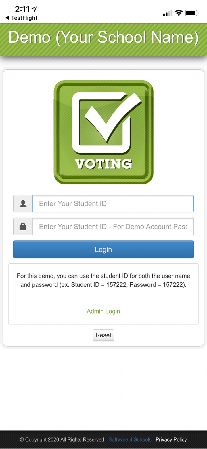 Voting4Schools screenshot 1