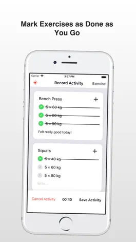 Game screenshot Ninjagains Workout Tracking apk