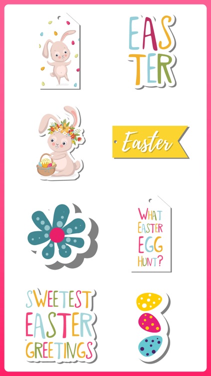 Spring & Easter Bunny Stickers