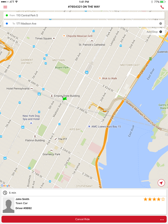 Tecni Taxi SD iPad screenshot 5 - Travel app