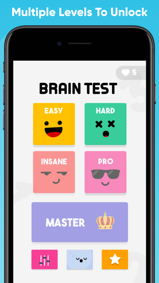 #2. Genius Test: Tricky Brain Quiz (iOS) 由: DH3 Games
