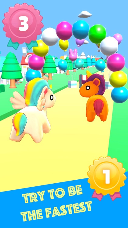 Cute Unicorn: running games screenshot-5