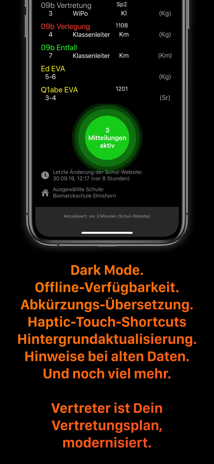Vertreter: Vertretungsplan screenshot 5