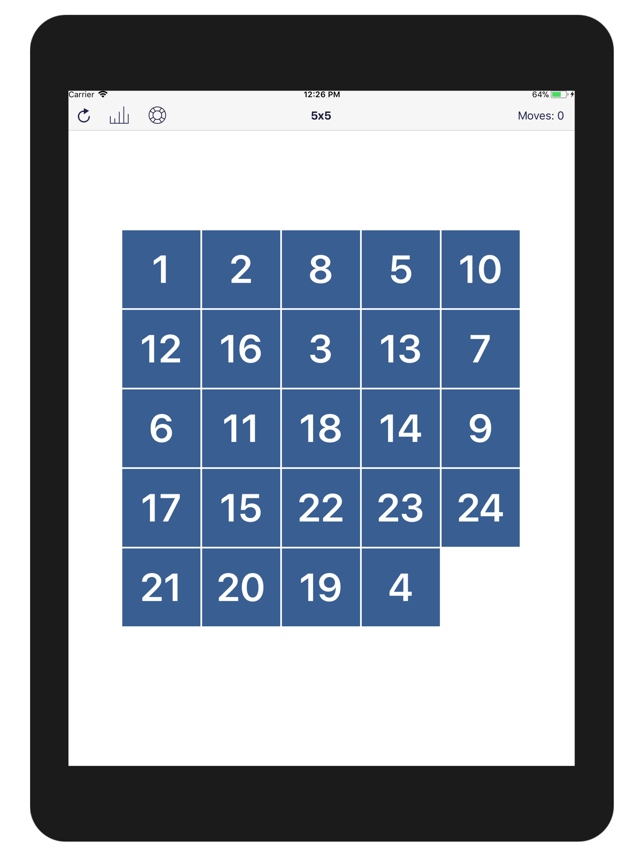 Sliding Puzzle - Board Game Screenshot