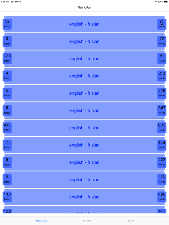 Screenshot #4 pour PickAPair Frisian - English