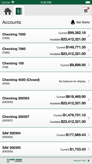First Bank Mobile Business Screenshot