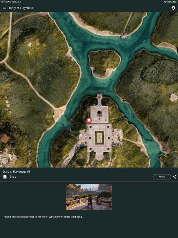 Unofficial Map for AC: Odyssey iPad screenshot 6 - Entertainment app