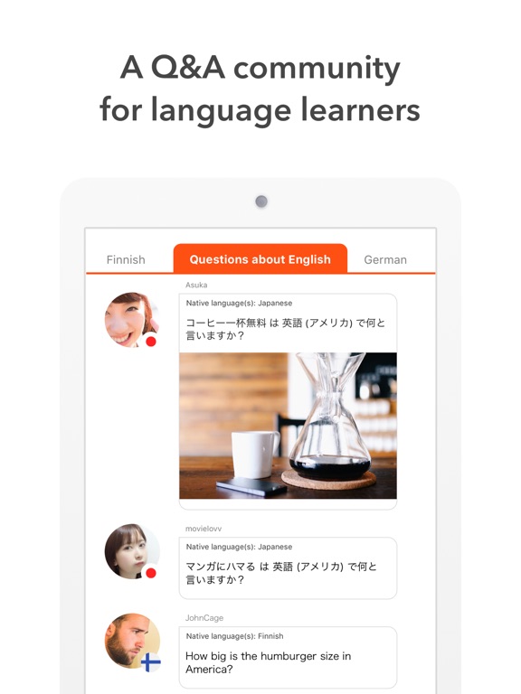 HiNative - Learn languages from native speakers! screenshot