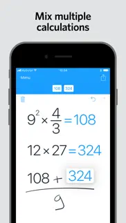 myscript calculator iphone screenshot 4