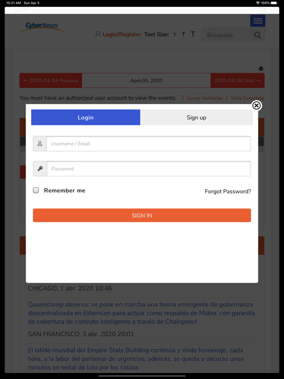 Cybernews iPad screenshot 4 - News app