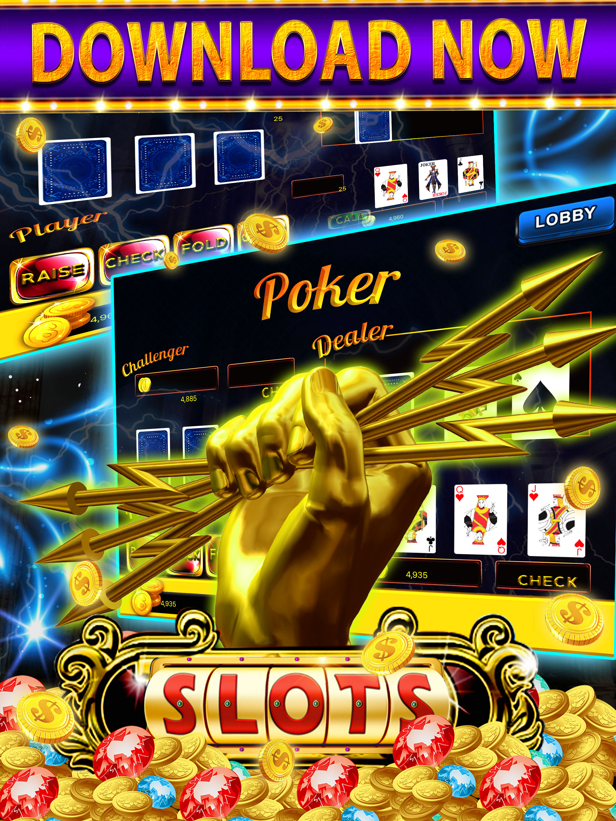 Gods Rich Casino Slots Machine