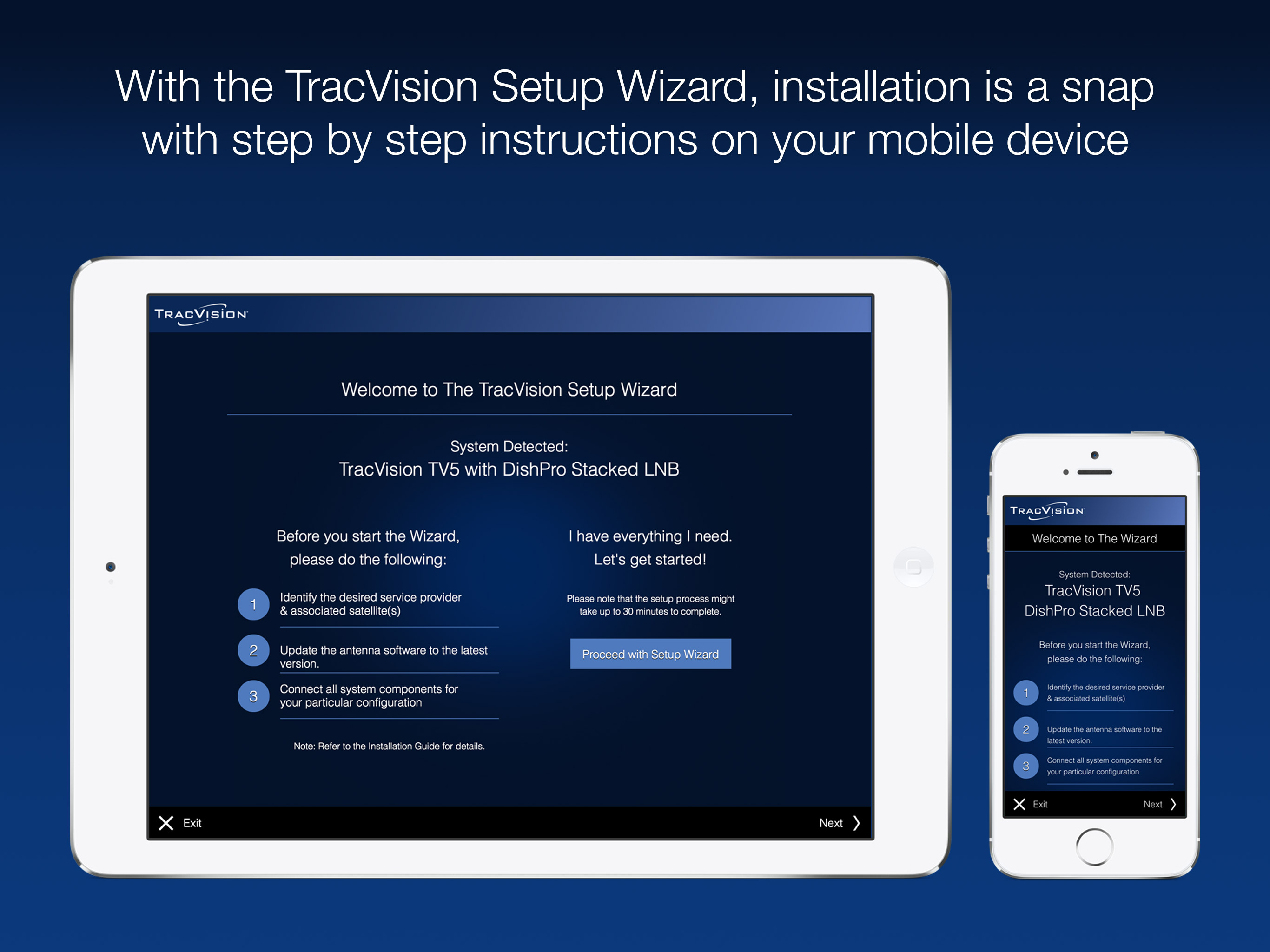 KVH TracVision® screenshot 10