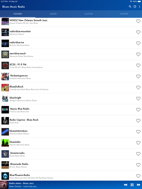 Screenshot #4 pour Blues Music Radio Station