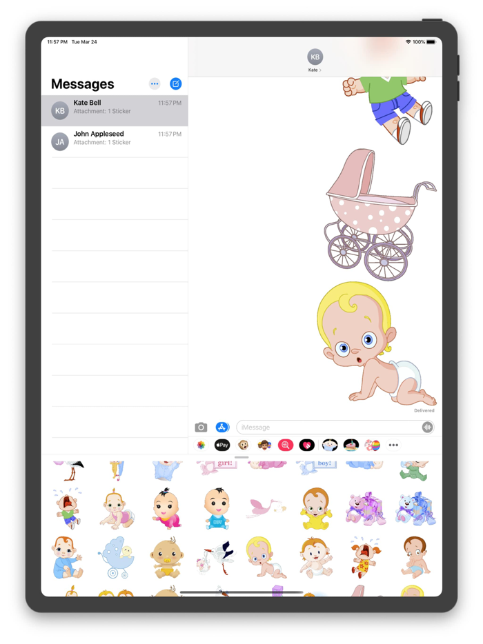 Baby Stickers and Emojis