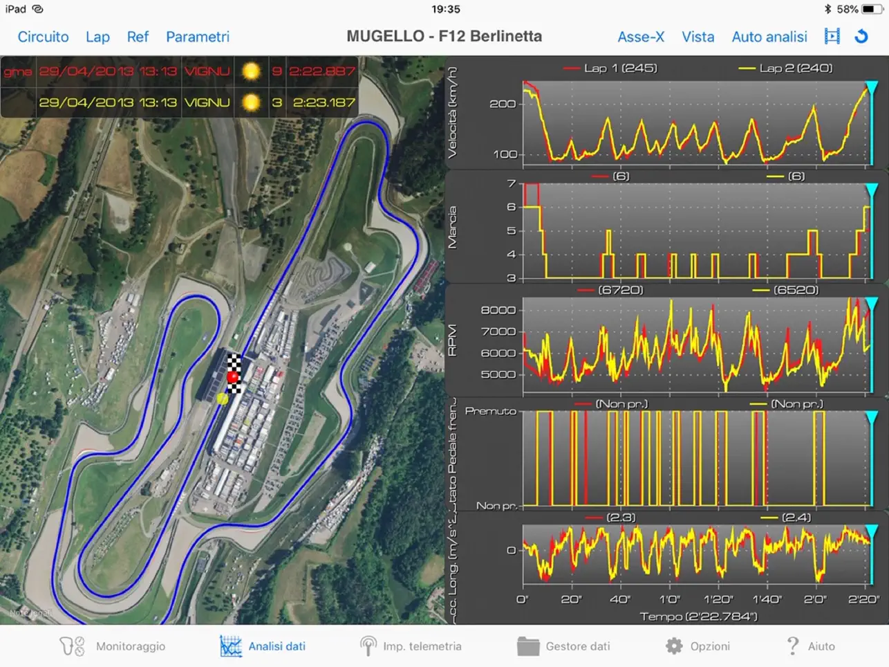 Screenshot #4 pour Ferrari Telemetry