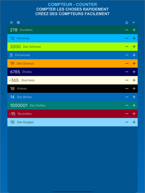 Screenshot #4 pour Compteur - Tally Counter App