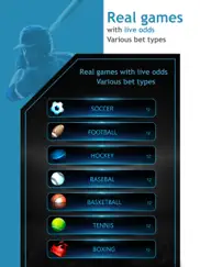 social betting iPad Captures Décran 2