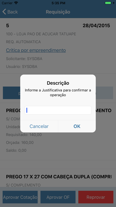 SIECON Aprov screenshot