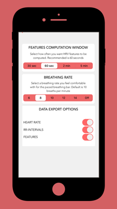 Camera Heart Rate Variability screenshot 6