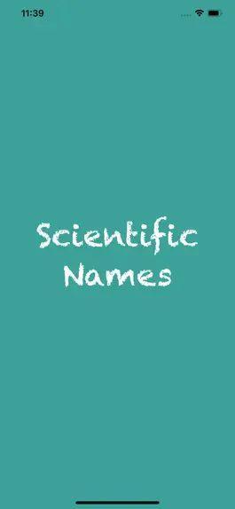Game screenshot Pro Scientific Names mod apk