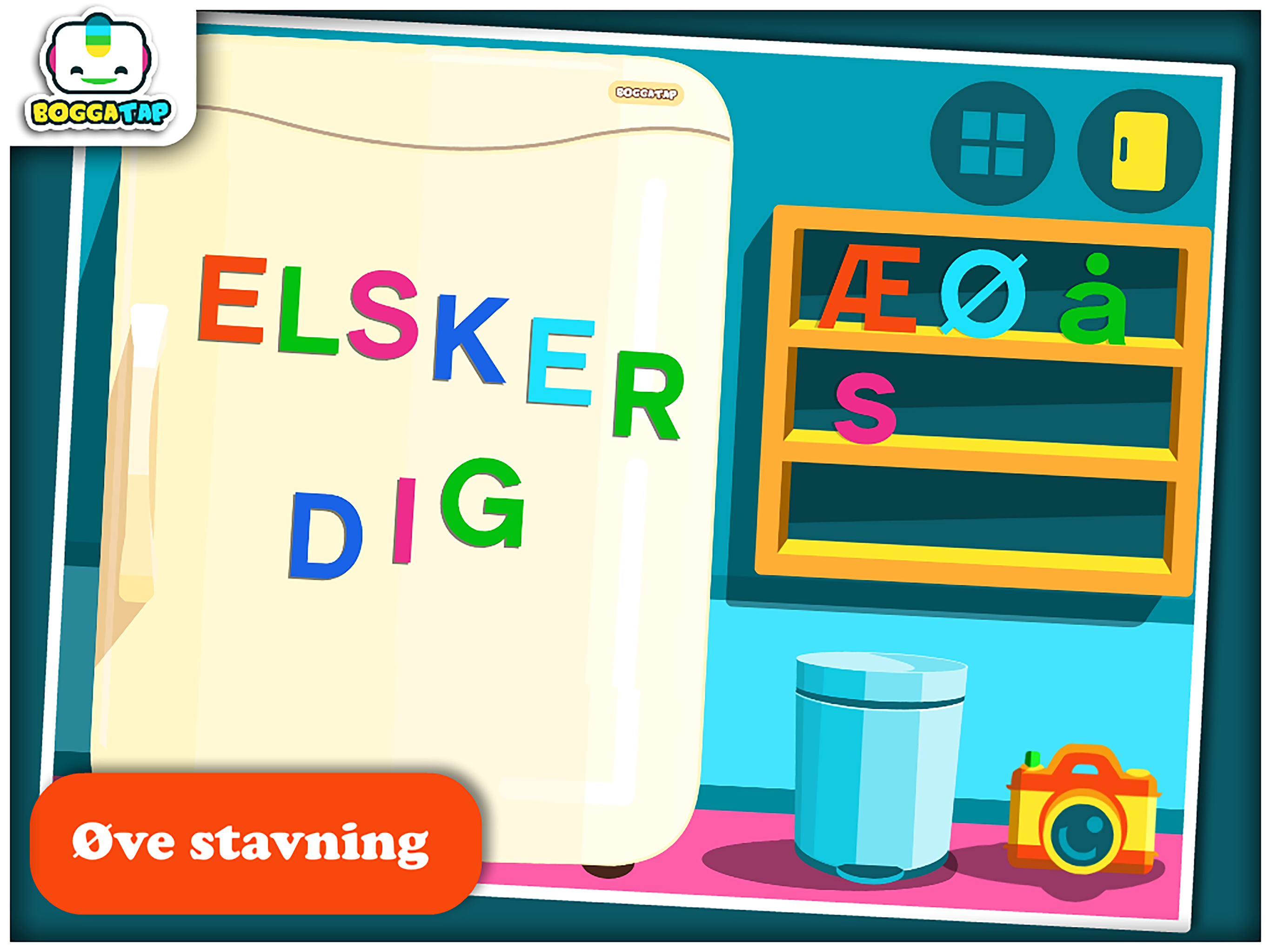 Bogga Alfabet dansk