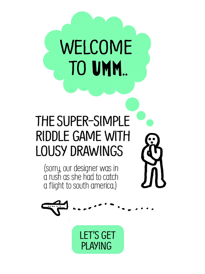 Umm Super Simple Word Game