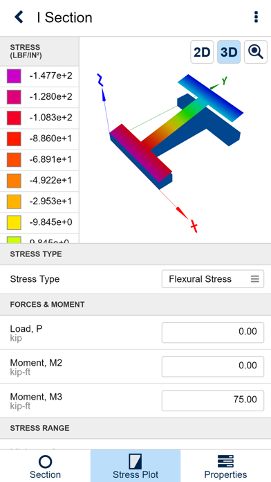 CSiStress iPhone screenshot