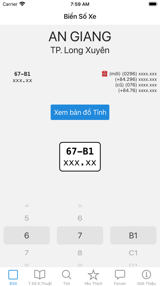 Biển Số Xe - 4.7.9 - (iOS)