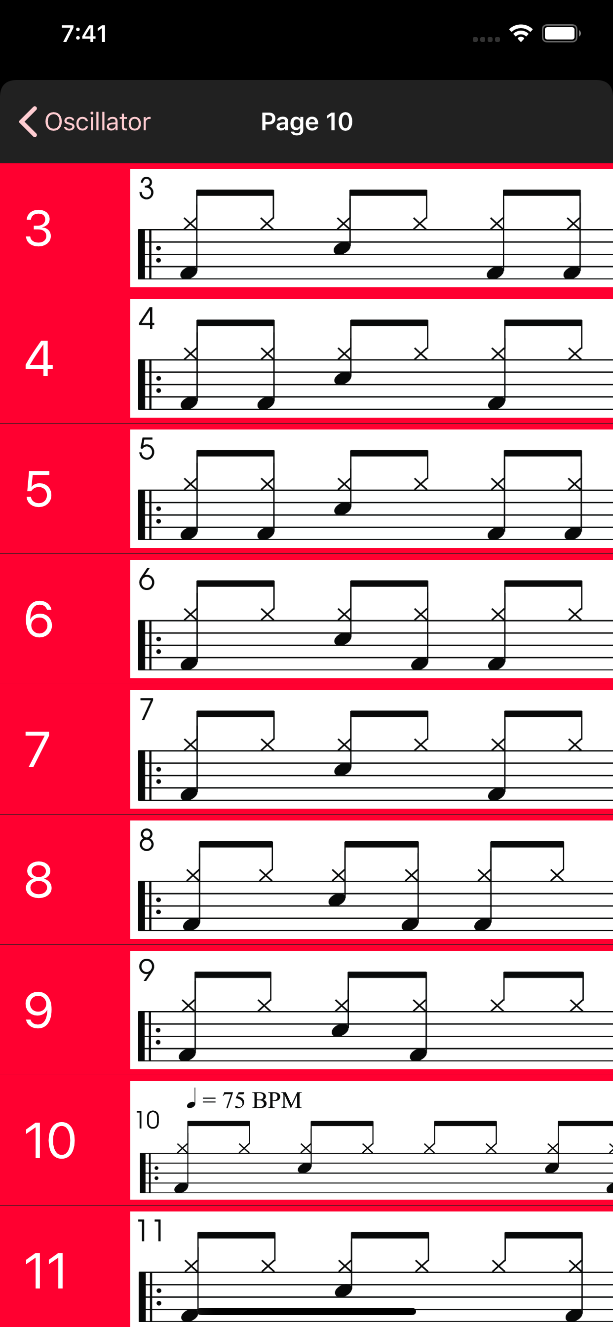 Oscillator Drum Jams