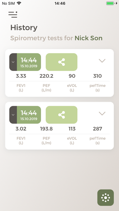 icMED.PneumoCheck Screenshot