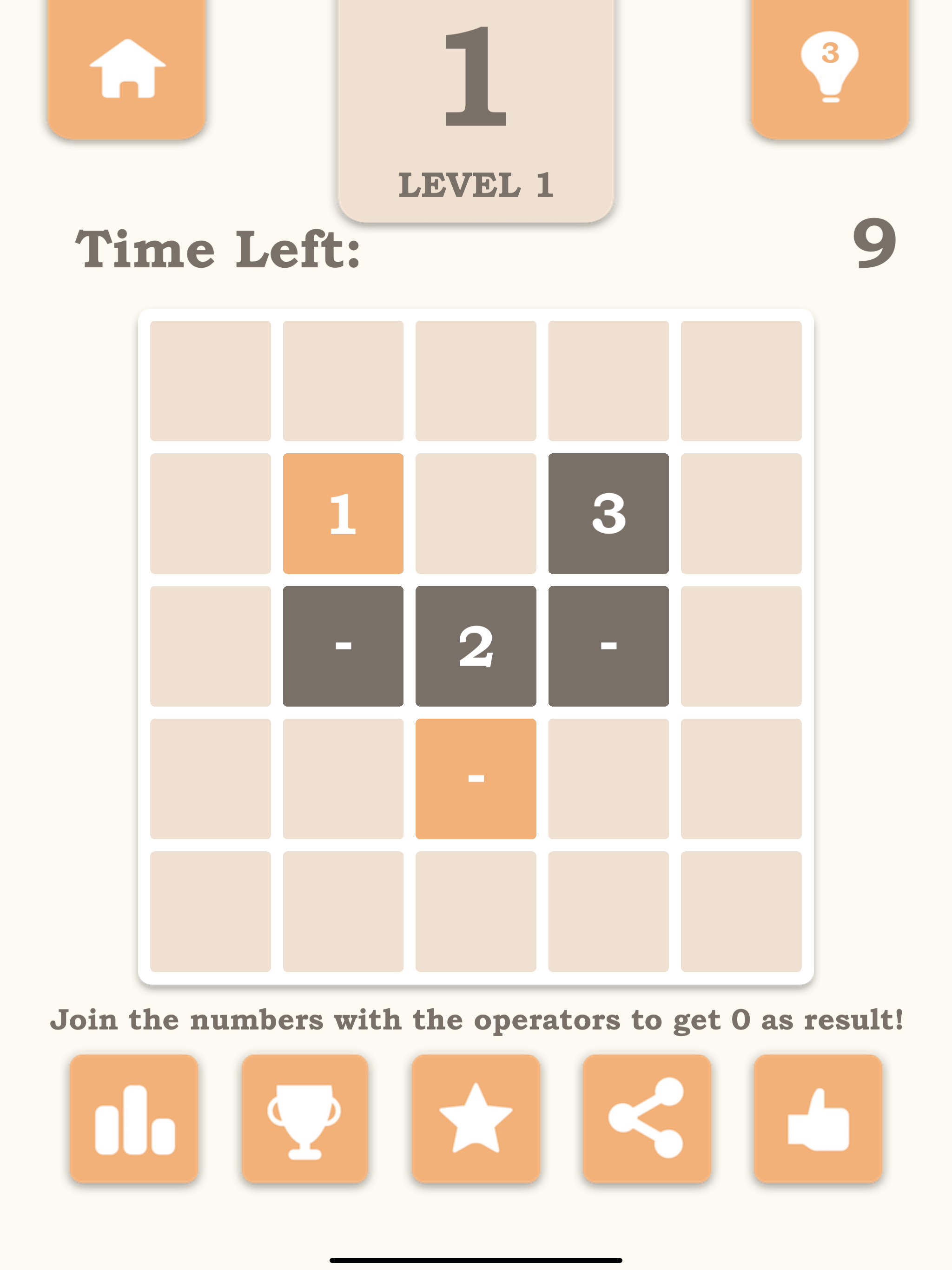 Zerominator - Math Puzzle
