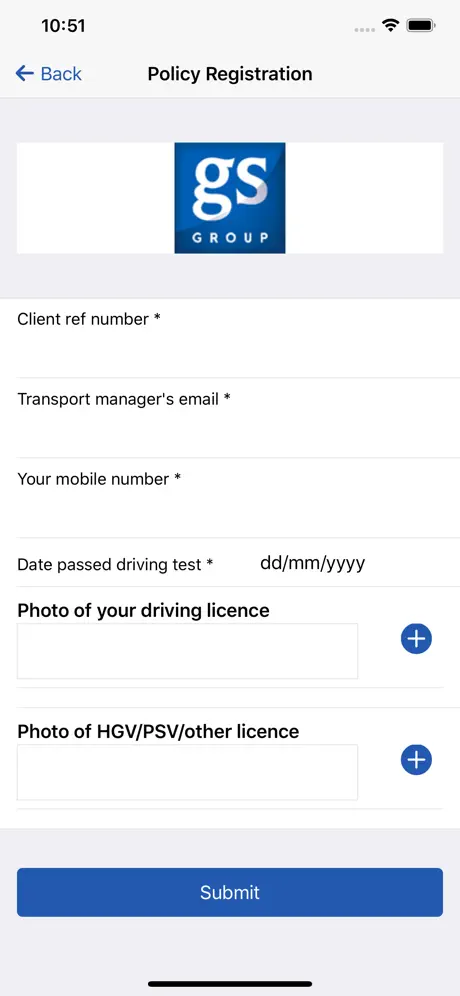 GS Group Claims App