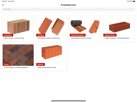 Screenshot #4 pour wienerberger Produktfinder