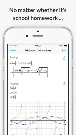 Game screenshot Mathematics with PocketCAS Pro apk