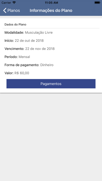 DM10FIT Alunos Screenshot